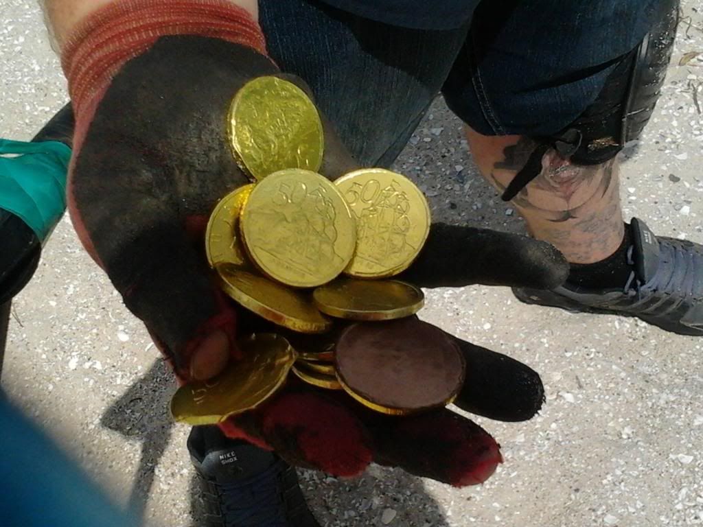 Chocolate pirate coins