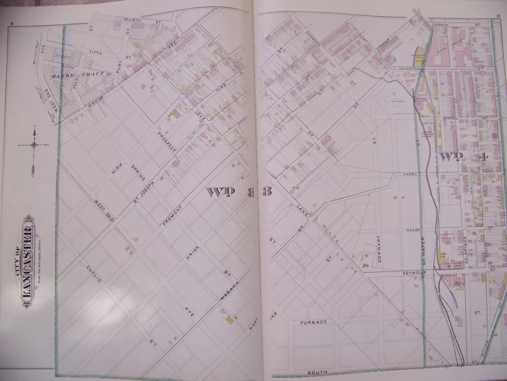 Map Of Lancaster, PA's 8th Ward Photo by cfwiegand Photobucket