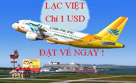 Vé máy bay  khuyến mãi Sài Gòn – Philippines chỉ 1 USD mọi người cùng bay