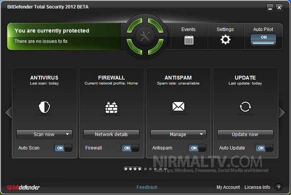 BitDefender Total Security 2012  Descargar BitDefender Total Security 2012 Beta