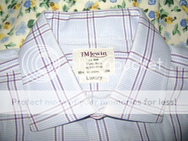 TM Lewin Dress Shirt Size 16 5 36 London Luxury