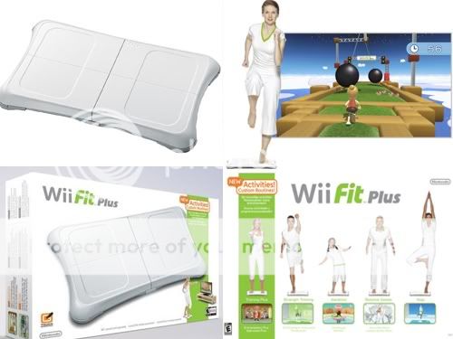 NEW NINTENDO WII CONSOLE FIT PLUS GAMES 4 PLAYER BUNDLE  