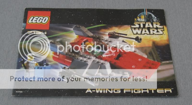 Lego Star Wars 7134 A wing Fighter COMPLETE  