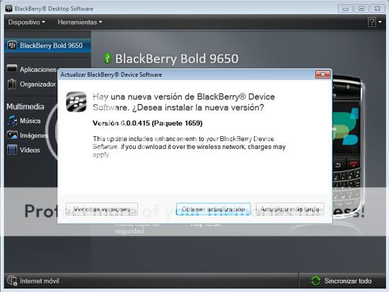 runtime error blackberry desktop manager